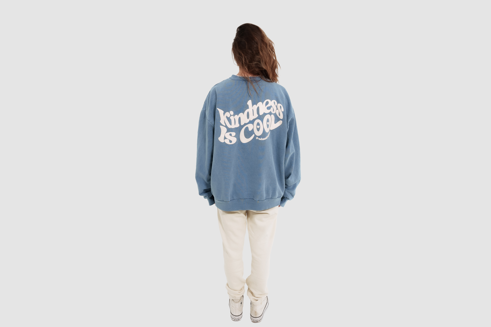Crewneck Sweatshirt with Graphic on Front
