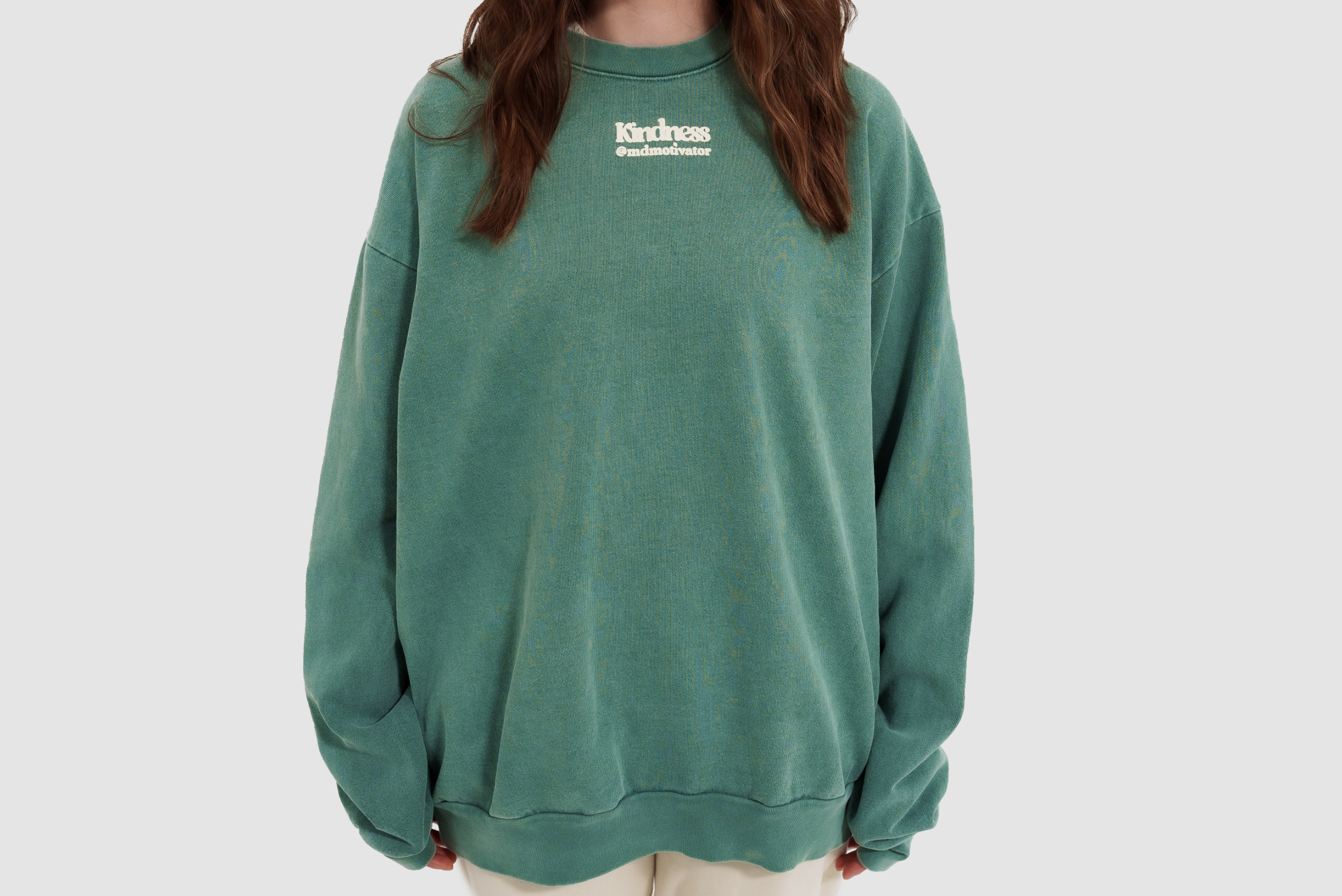 Crewneck Sweatshirt with Graphic on Front
