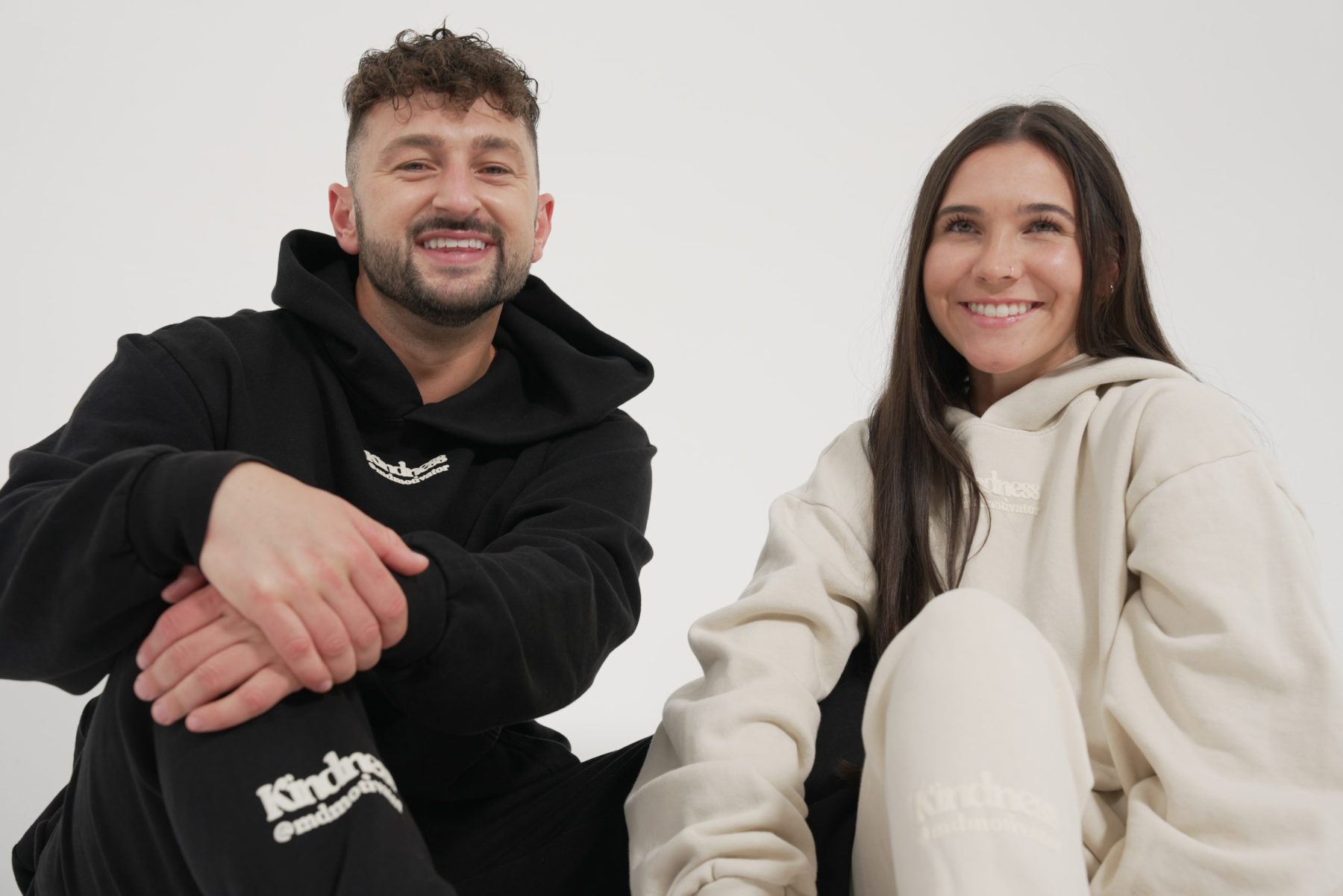 Kindness Is Cool - Cream Sweatpants